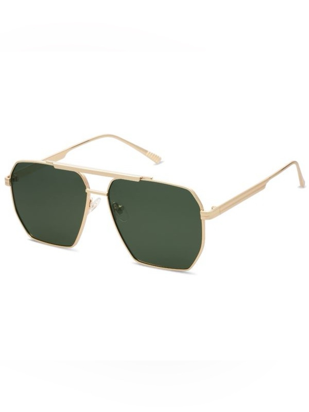 Sojos gold retro oversized square polarized sunglasses